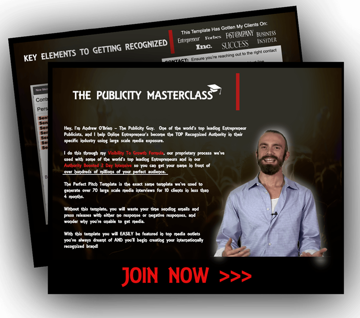 Andrew O´Brien – The Publicity MasterClass