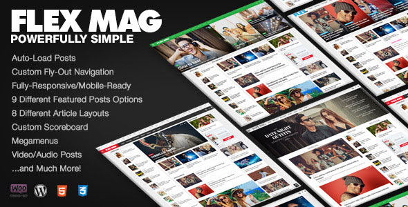 Flex Mag v1.14 - Responsive WordPress News Theme