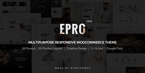 ePro - Multipurpose WooCommerce Theme