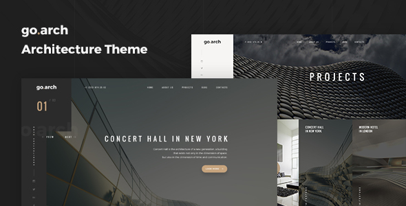 go.arch v1.0.9 - Architecture and Interior WordPress Theme