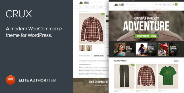 Crux v1.8 - Modern and lightweight WooCommerce theme