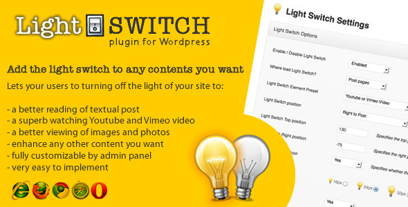 Light Switch v1.7 - Plugin for Wordpress