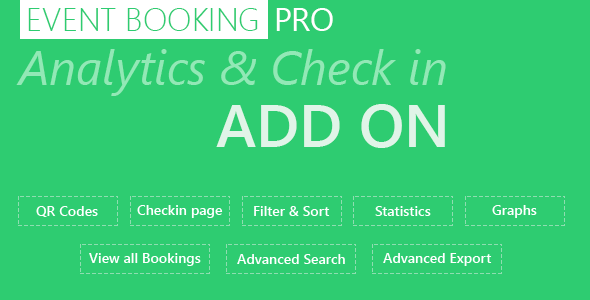 Event Booking Pro: Analytics Addon v1.80