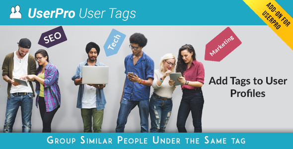 Tags add-on for UserPro v1.2