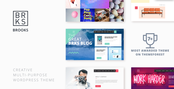 Brooks WP v1.1.4 – Creative Multi-Purpose Theme