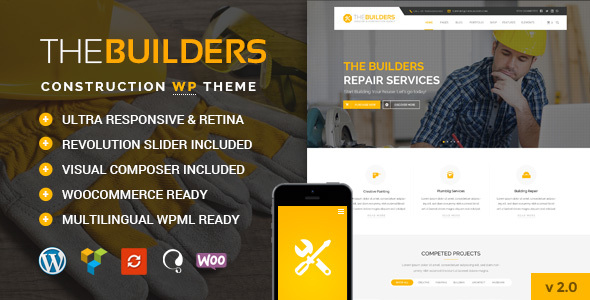 The Builders v1.0 - Construction WordPress Theme