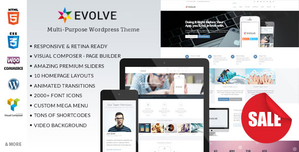 Evolve v4.7 - Multipurpose WordPress Theme