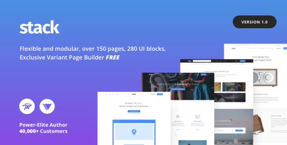 Stack - Multi-Purpose Theme with Variant Page Builder