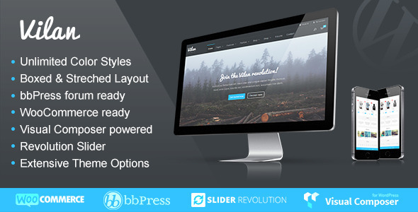 Vilan Corporate v2.3 - Shop & Forum WordPress Theme