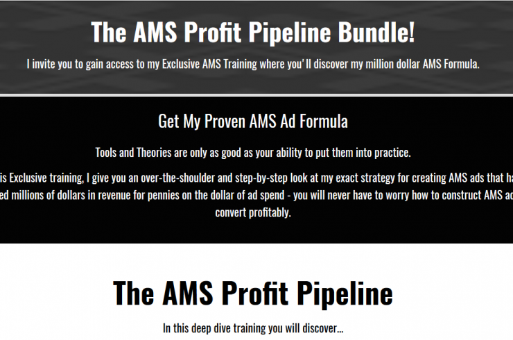 Bryan Bowman – The AMS Profit Pipeline