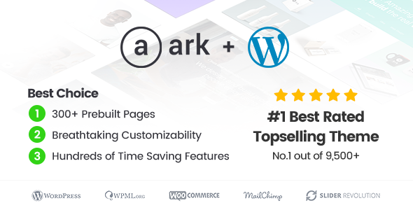 The Ark v1.19.0 - Next Generation Wordpress Theme