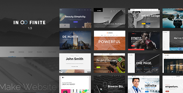 Infinite v1.5.8 - Responsive Multi-Purpose WordPress Theme