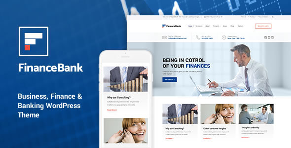 FinanceBank v1.6 - Business, Finance & Banking Theme