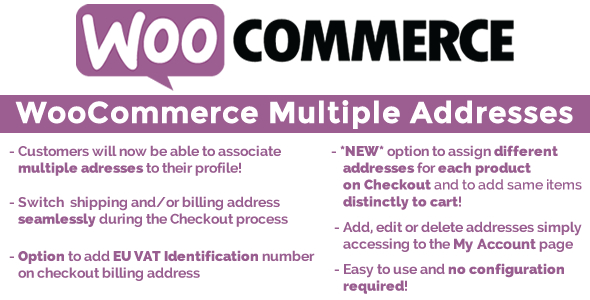 WooCommerce Multiple Customer Addresses v7.6