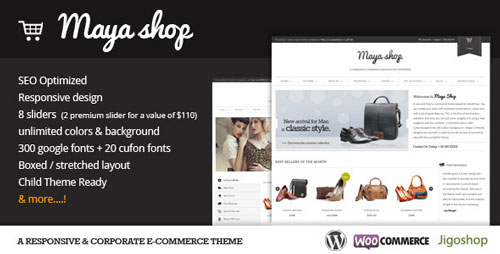 MayaShop v3.1.0 - A Flexible Responsive e-Commerce Theme