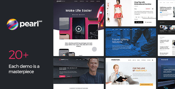 Pearl WP v2.3 - Corporate Business WordPress Theme