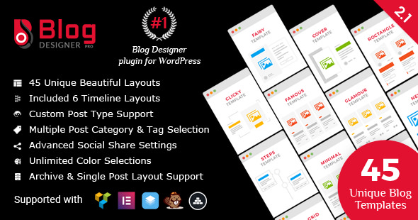 Blog Designer PRO for WordPress v2.1