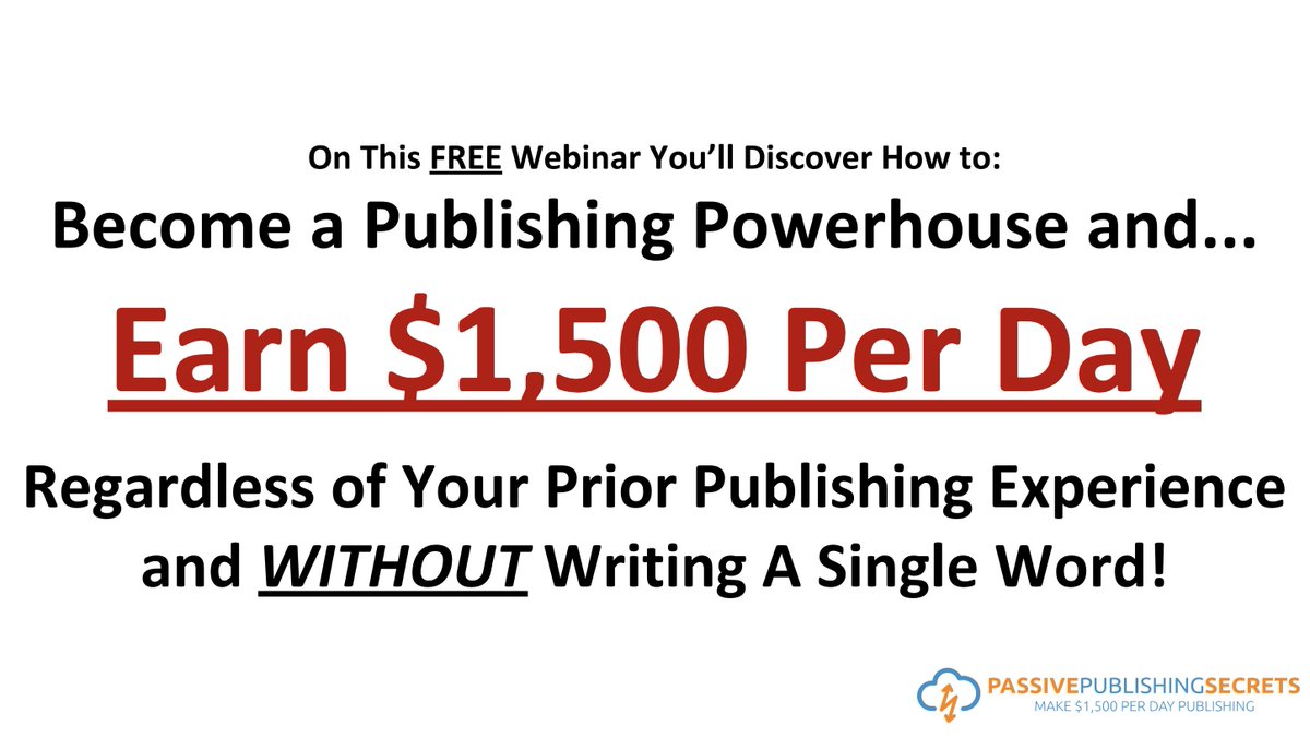 Duston McGroarty – Passive Publishing Secrets