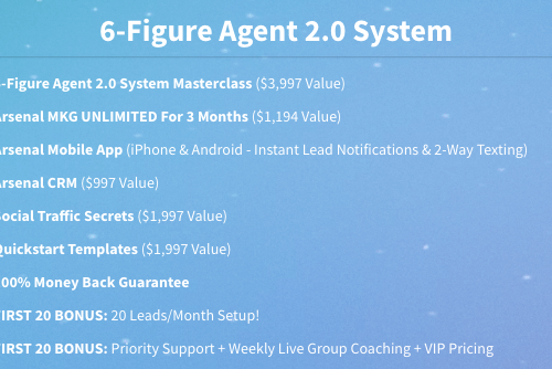 Jason Wardrope – 6-Figure Agent 2.0 System​ & Seller Lead Mastery Course