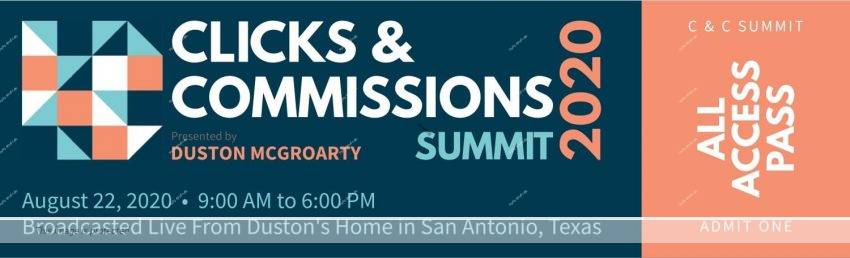 Duston McGroarty – Clicks & Commissions Summit 2020