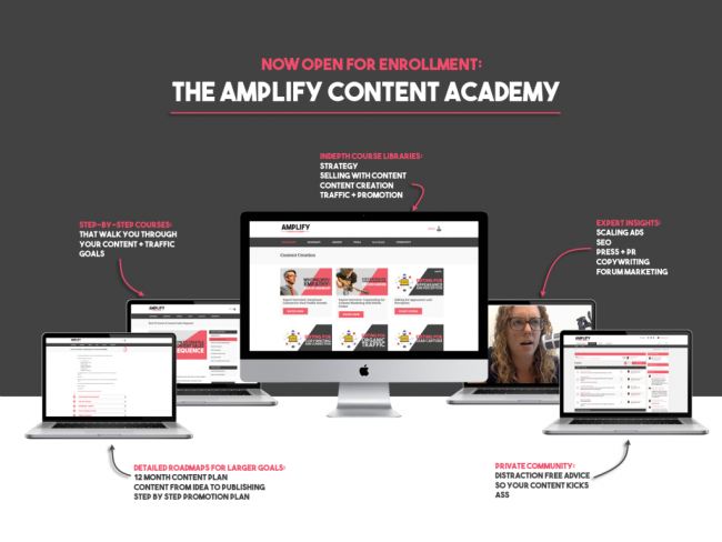 AmpMyContent – The Amplify Content Academy