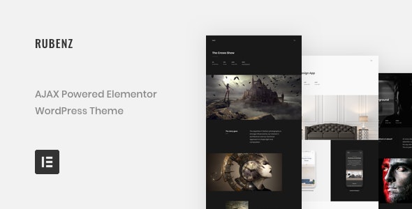 Rubenz v2.5.3 – Creative Portfolio AJAX WordPress Theme