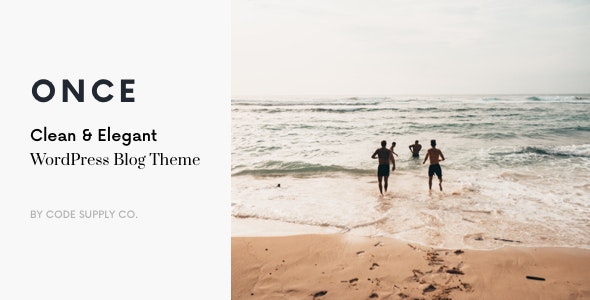 Once v1.1.7 - Clean & Elegant WordPress Blog Theme