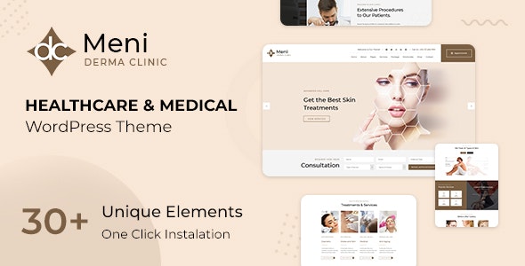 Meni v2.0 - Health Care, Medical WordPress Theme