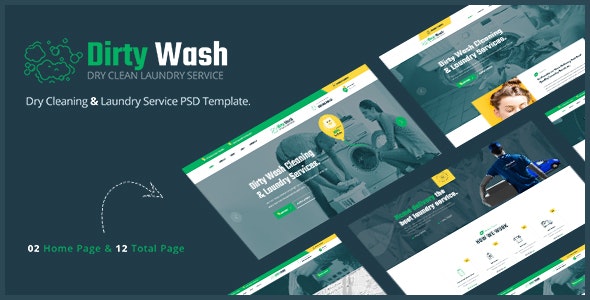 DirtyWash v1.0.1 – Laundry Service WordPress Theme