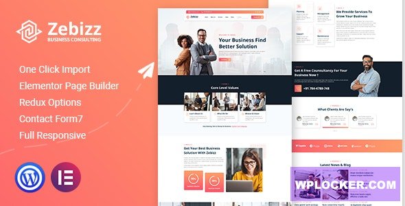 Zebizz v1.0 - Business Consulting WordPress Theme