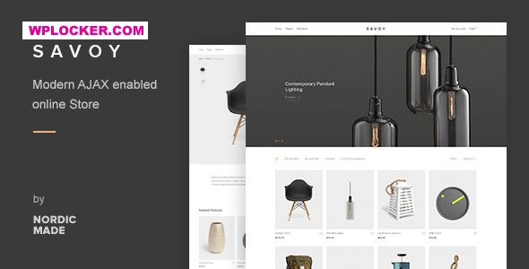 Savoy v2.6.0 - Minimalist AJAX WooCommerce Theme