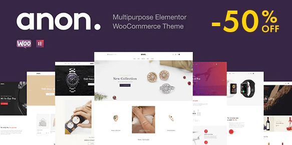 Anon v2.0.2 - Multipurpose Elementor WooCommerce Theme