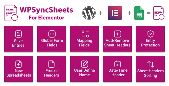 Elementorsheets Elementor Pro Form Google Spreadsheet Addon