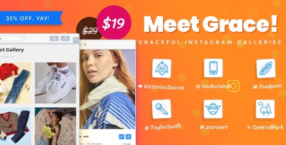 Grace for WordPress v1.2.6 - Instagram Feed Gallery