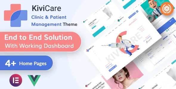 KiviCare v1.4.1 - Medical Clinic & Patient Management WordPress Theme