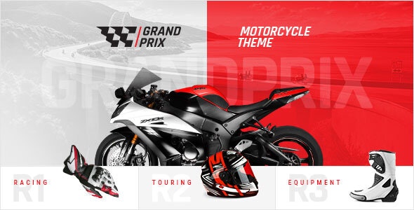 GrandPrix v1.3 - Motorcycle WordPress Theme