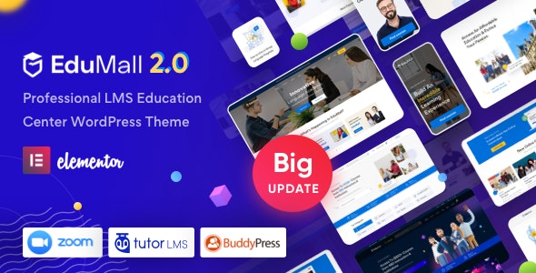 EduMall v2.8.0 - Professional LMS Education Center WordPress Theme