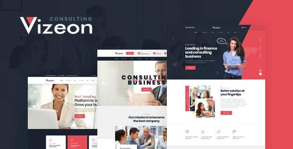 Vizeon v1.0.2 - Business Consulting WordPress Themes