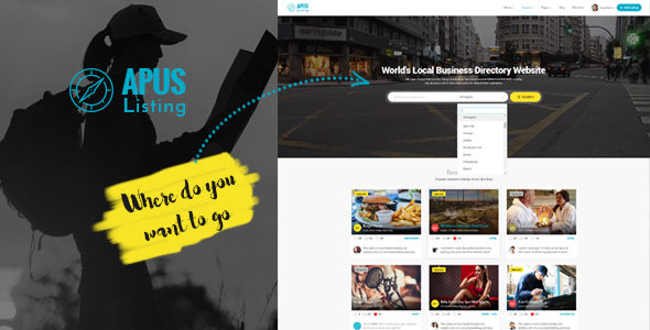 ApusListing v1.2.40 - Directory & Listing WordPress Theme