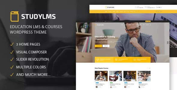 Studylms v1.20 - Education LMS & Courses Theme