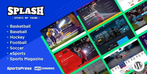 Splash v4.3.2 - Sport WordPress Theme