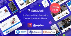 EduMall v2.7.6 - Professional LMS Education Center WordPress Theme