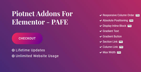 Piotnet Addons Pro For Elementor v6.3.68