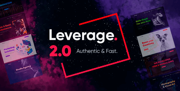 Leverage v2.1.1 - Creative Agency & Portfolio WordPress Theme
