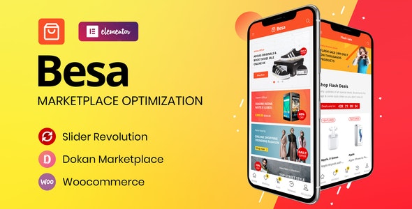 Besa v1.3.2 - Elementor Marketplace WooCommerce Theme