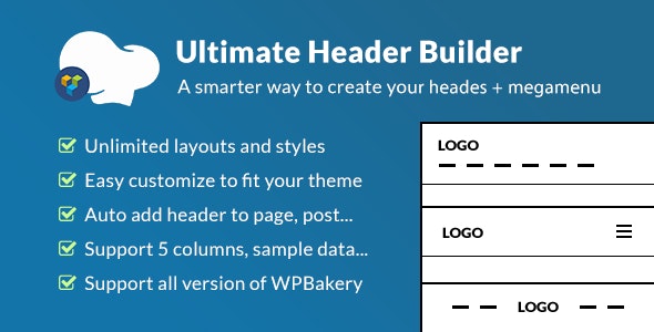 Ultimate Header Builder v1.7.3 - Addon WPBakery Page Builder