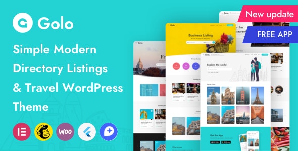 Golo v1.4.5 - City Guide WordPress Theme