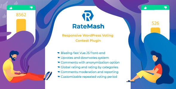 RateMash v1.0.0 - Responsive WordPress Voting Contest Plugin