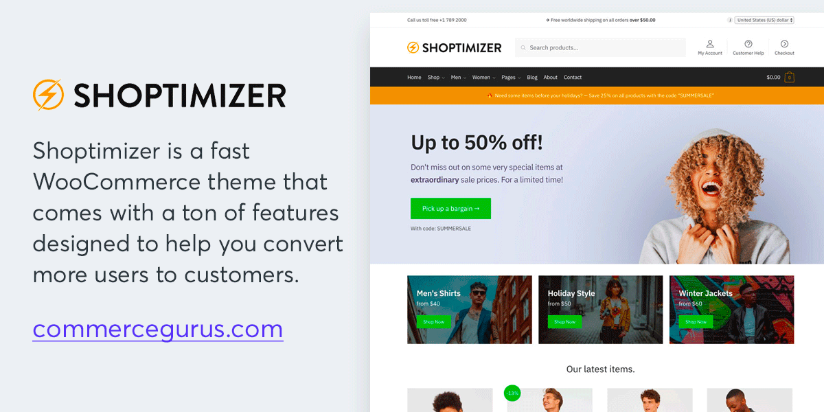 Shoptimizer v2.4.1 - Optimize your WooCommerce store