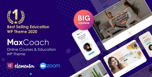 MaxCoach v2.4.0 - Online Courses & Education WP Theme